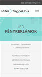 Mobile Screenshot of fenyreklam.latnifogod.hu