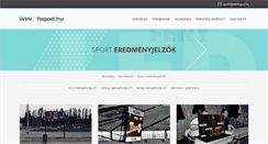 Desktop Screenshot of eredmenyjelzo.latnifogod.hu