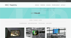Desktop Screenshot of ledfal.latnifogod.hu